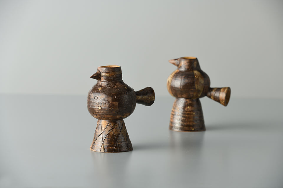 作品「トリの埴輪風」の写真