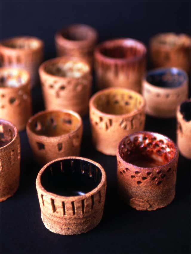 作品「キャンドル入れ candle holder」の写真