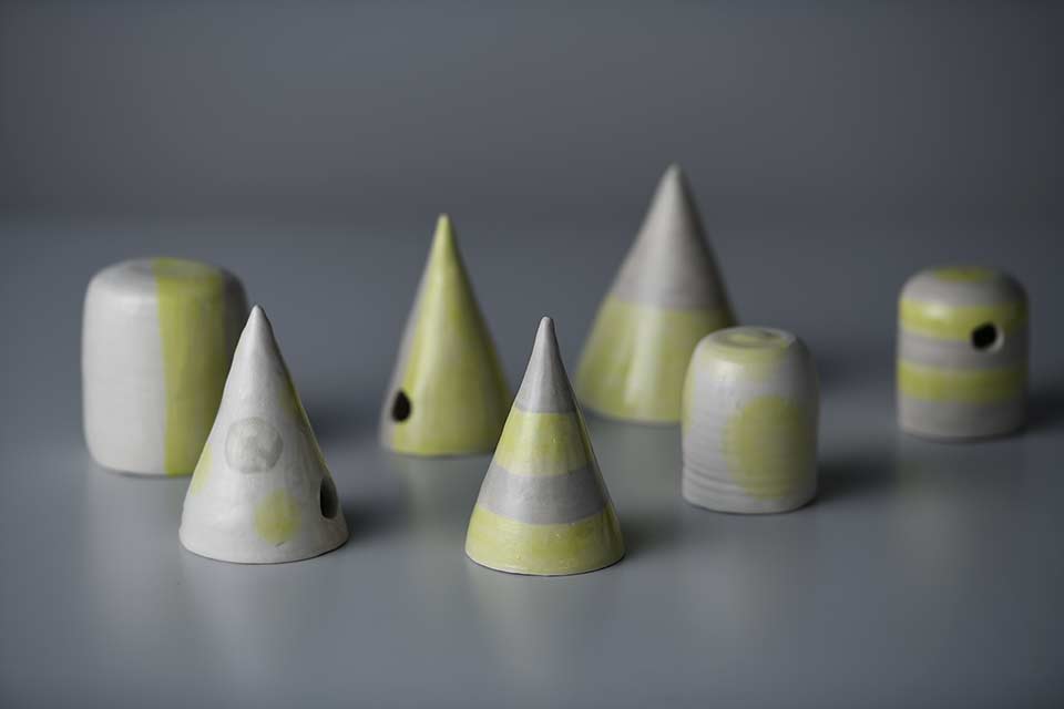 作品「ネオンイエローとグレー yellow and gray」の写真